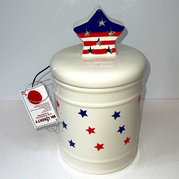 Mr Christmas Other - Mr Liberty LED Patriotic Canister